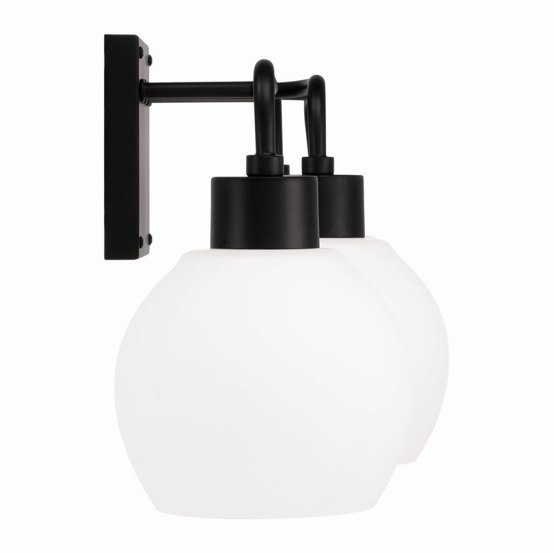 Capital Lighting 120041MB-540 Four Light Vanity, Matte Black