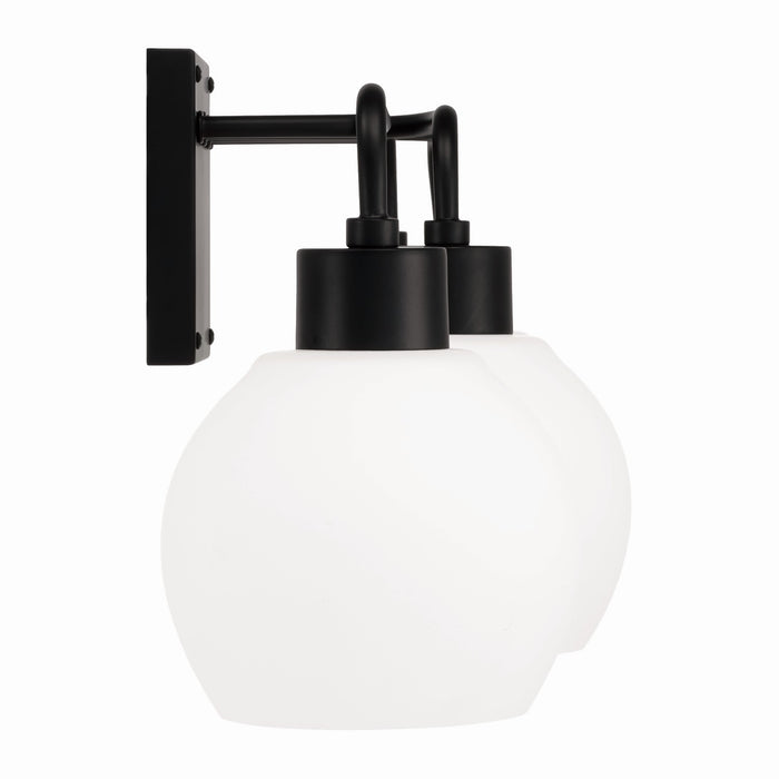 Capital Lighting 120041MB-540 Four Light Vanity, Matte Black