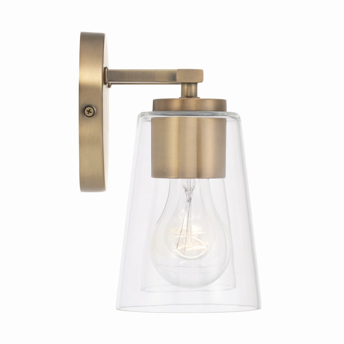 Capital Lighting 148621AD-537 Two Light Vanity, Aged Brass