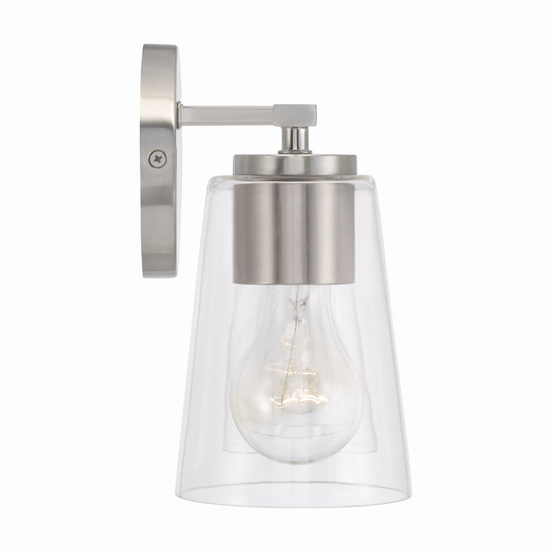 Capital Lighting 148641BN-537 Four Light Vanity, Brushed Nickel