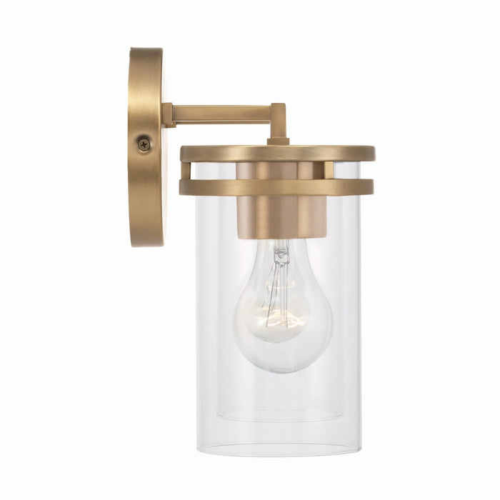 Capital Lighting 148721AD-539 Two Light Vanity, Aged Brass