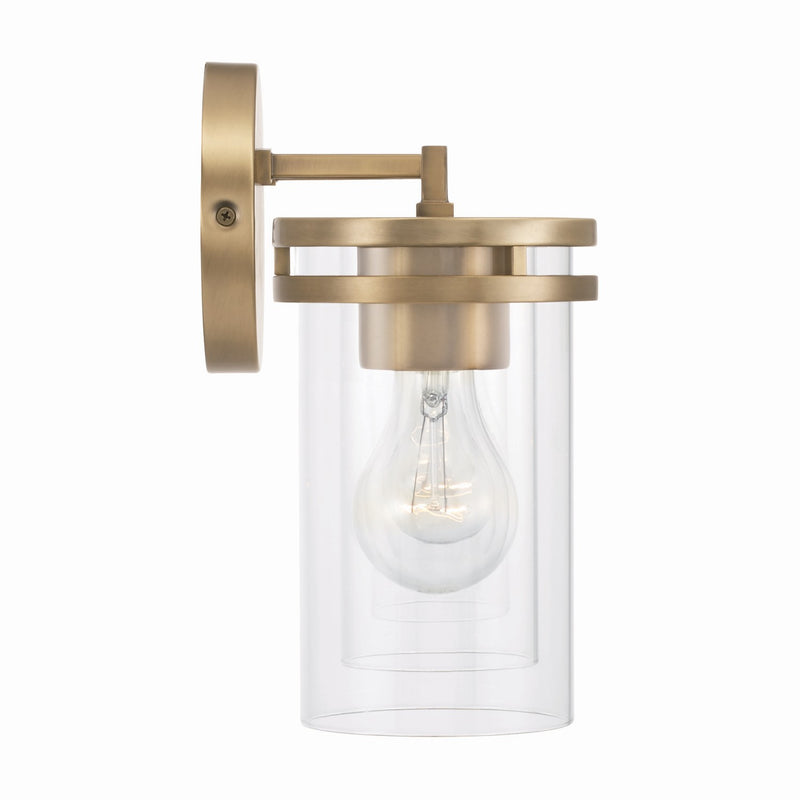 Capital Lighting 148731AD-539 Three Light Vanity, Aged Brass