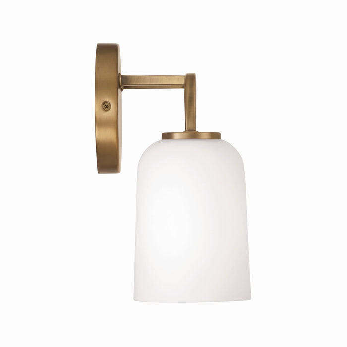 Capital Lighting 148821AD-542 Two Light Vanity, Aged Brass