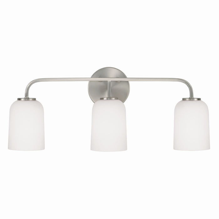 Capital Lighting 148831BN-542 Three Light Vanity, Brushed Nickel