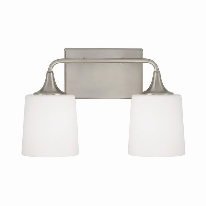 Capital Lighting 148921BN-541 Two Light Vanity, Brushed Nickel