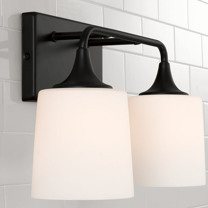 Capital Lighting 148921MB-541 Two Light Vanity, Matte Black