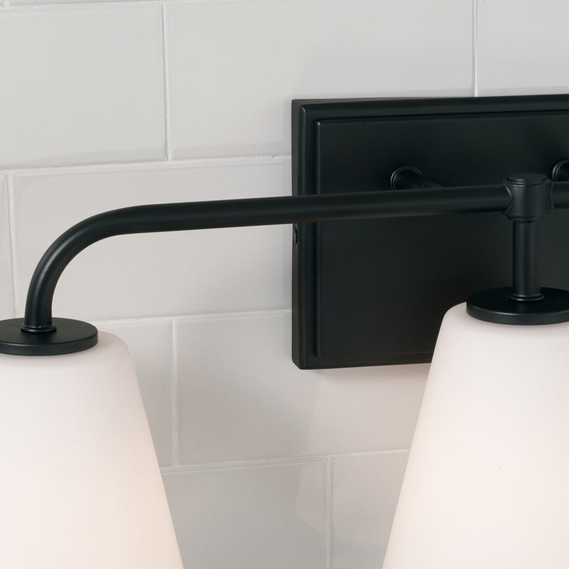 Capital Lighting 149431MB-543 Three Light Vanity, Matte Black