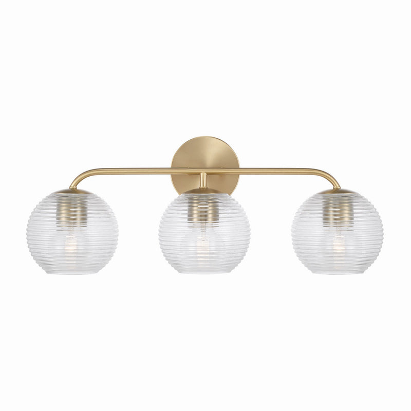 Capital Lighting 149931MA-544 Three Light Vanity, Matte Brass