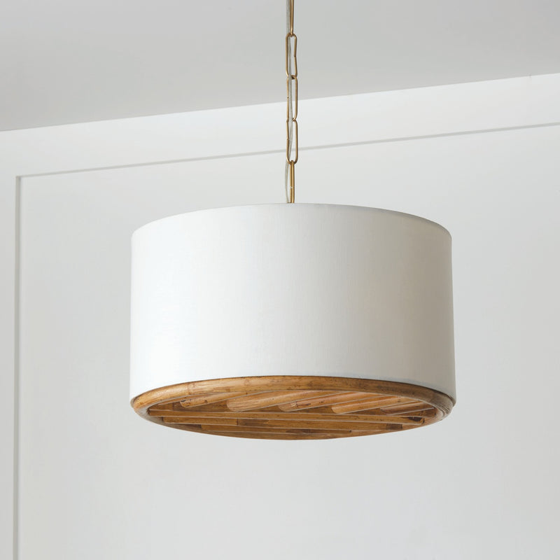 Capital Lighting 247431MA Three Light Dual Mount Semi Flush/Pendant, Matte Brass