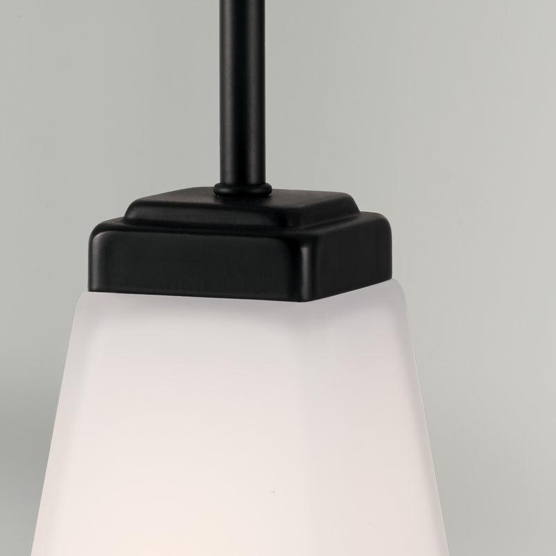 Capital Lighting 314411MB-334 One Light Pendant, Matte Black