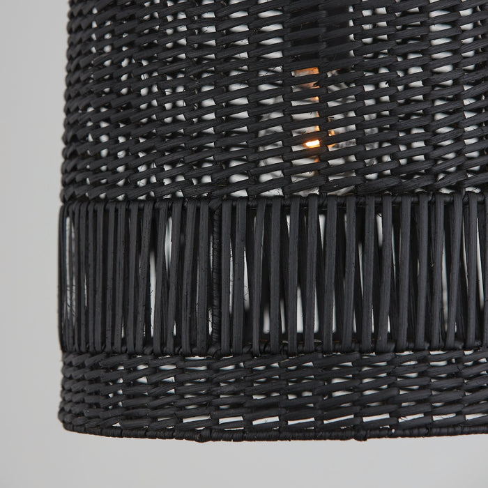 Capital Lighting 347512MB One Light Pendant, Matte Black