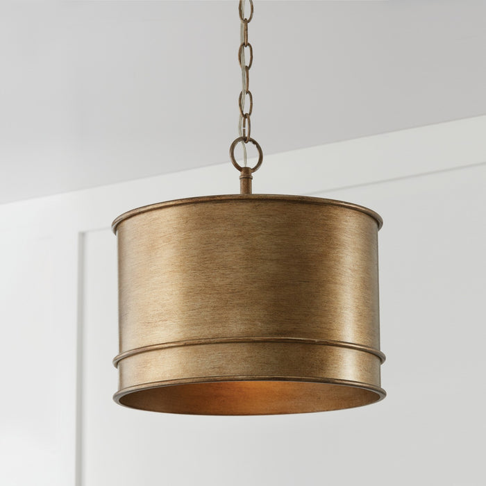 Capital Lighting 349211ML One Light Pendant, Mystic Luster