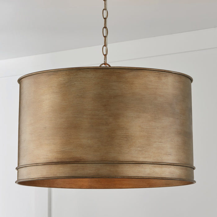 Capital Lighting 349242ML Four Light Pendant, Mystic Luster