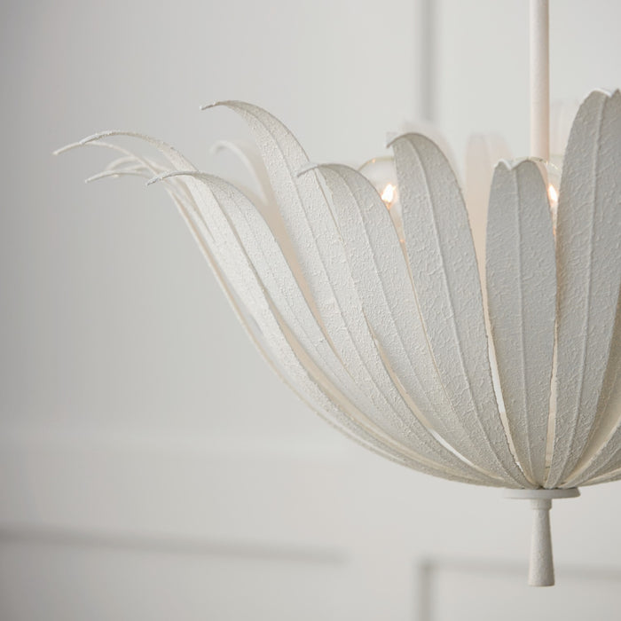 Capital Lighting 349541XW Four Light Pendant, Textured White