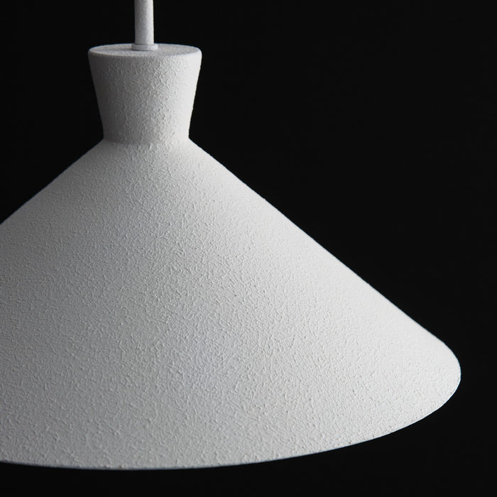 Capital Lighting 350312XW One Light Pendant, Textured White