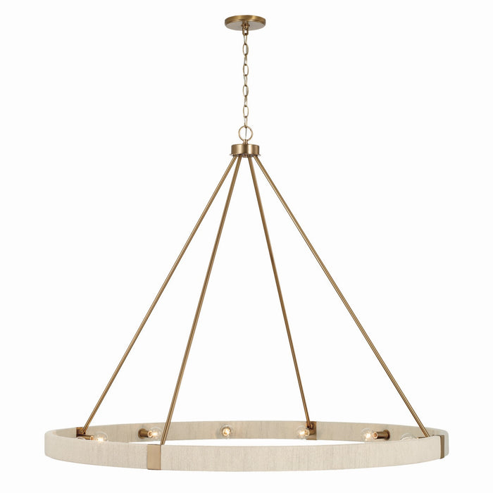 Capital Lighting 449801MA 12 Light Chandelier, Matte Brass