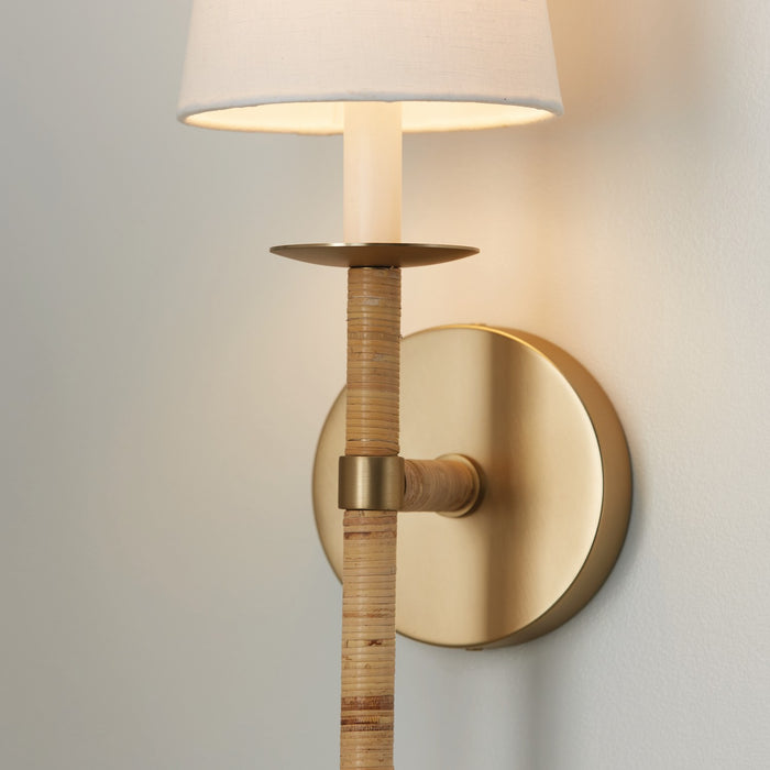 Capital Lighting 647211MA-705 One Light Wall Sconce, Matte Brass