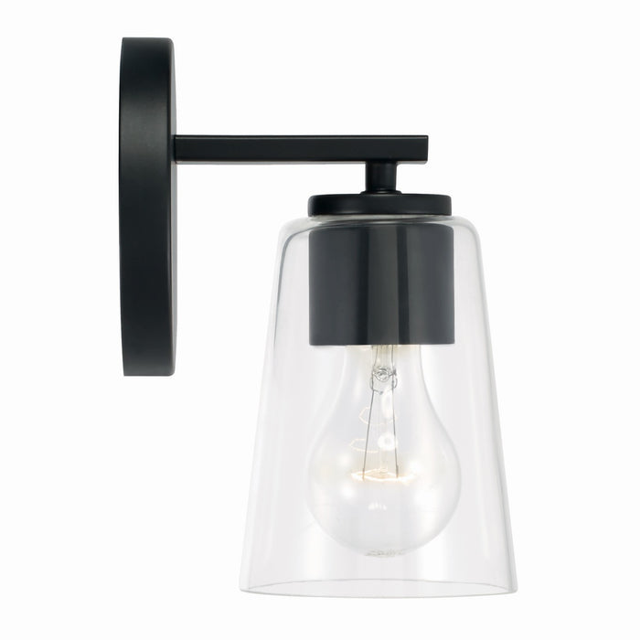 Capital Lighting 648611MB-537 One Light Wall Sconce, Matte Black