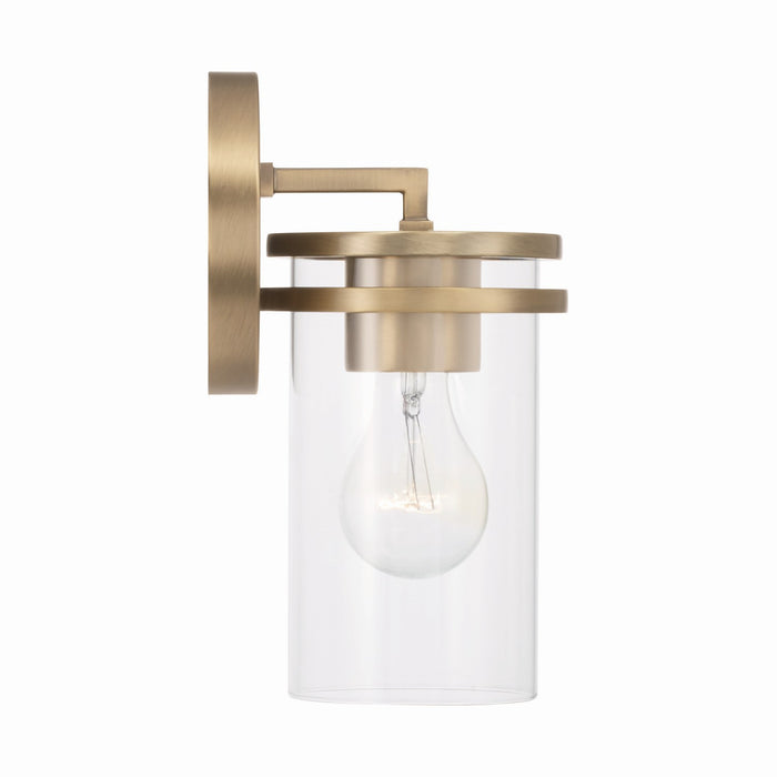 Capital Lighting 648711AD-539 One Light Wall Sconce, Aged Brass
