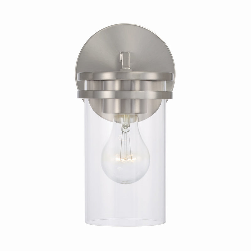 Capital Lighting 648711BN-539 One Light Wall Sconce, Brushed Nickel