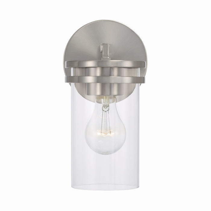 Capital Lighting 648711BN-539 One Light Wall Sconce, Brushed Nickel