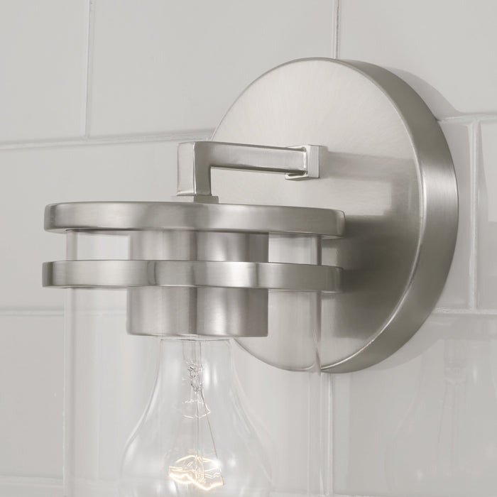 Capital Lighting 648711BN-539 One Light Wall Sconce, Brushed Nickel