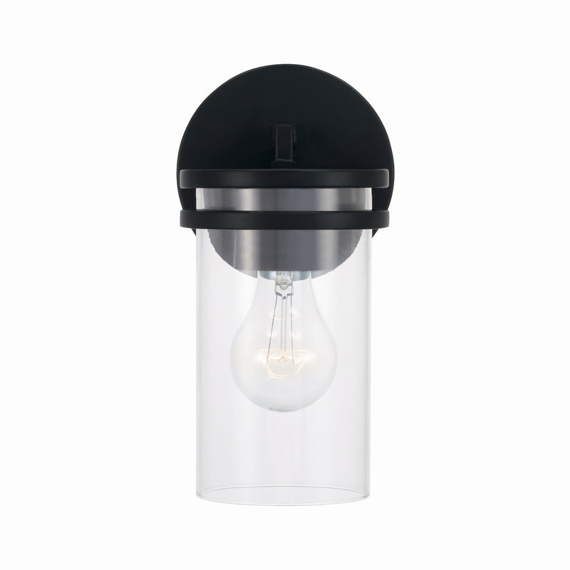 Capital Lighting 648711MB-539 One Light Wall Sconce, Matte Black