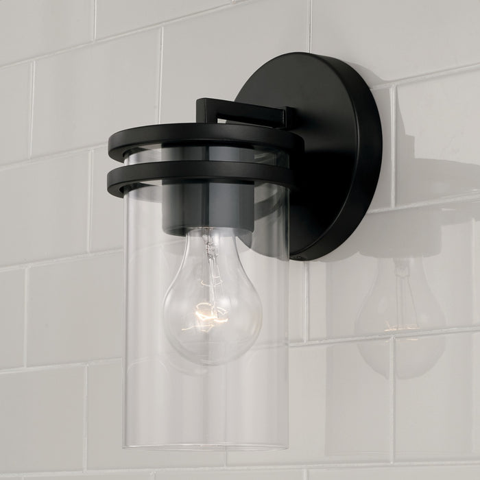Capital Lighting 648711MB-539 One Light Wall Sconce, Matte Black