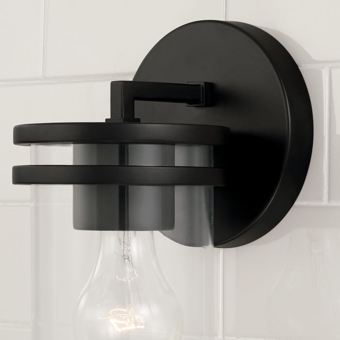 Capital Lighting 648711MB-539 One Light Wall Sconce, Matte Black