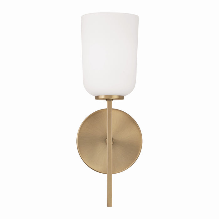 Capital Lighting 648811AD-542 One Light Wall Sconce, Aged Brass