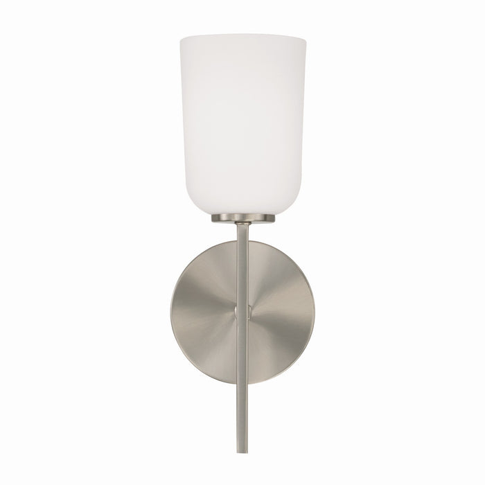Capital Lighting 648811BN-542 One Light Wall Sconce, Brushed Nickel