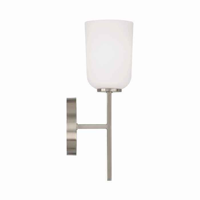 Capital Lighting 648811BN-542 One Light Wall Sconce, Brushed Nickel