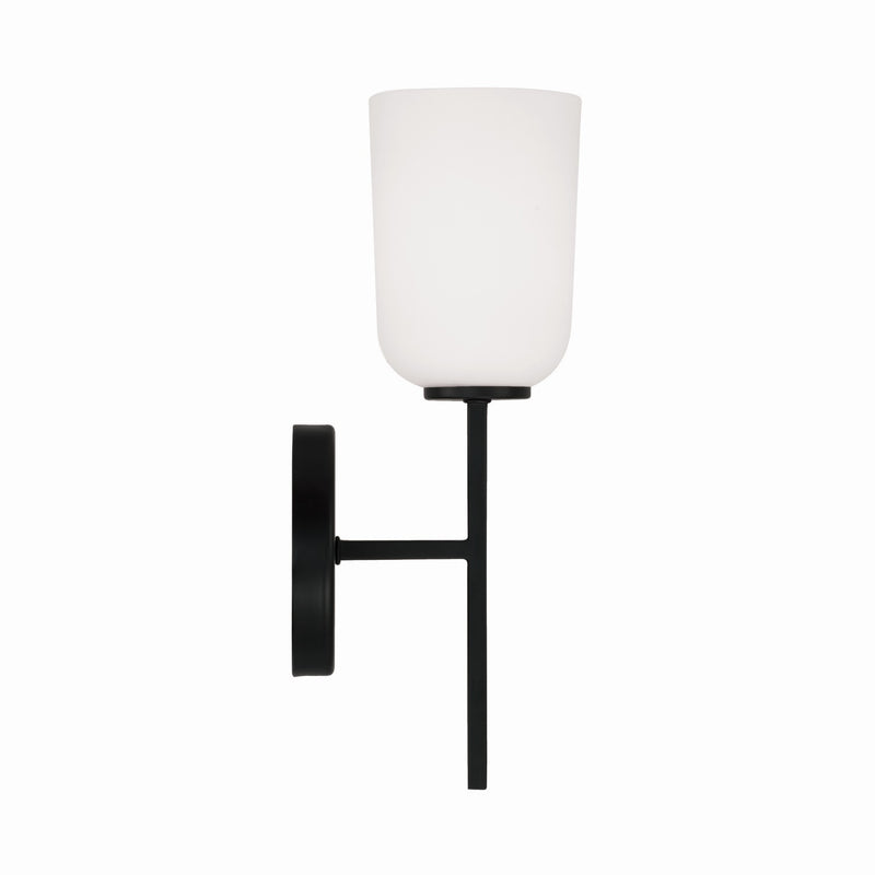 Capital Lighting 648811MB-542 One Light Wall Sconce, Matte Black