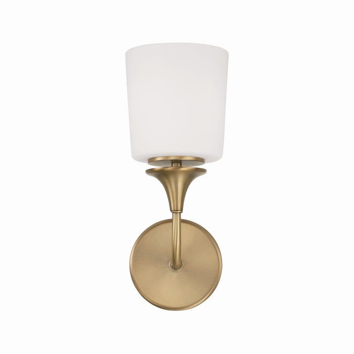 Capital Lighting 648911AD-541 One Light Wall Sconce, Aged Brass