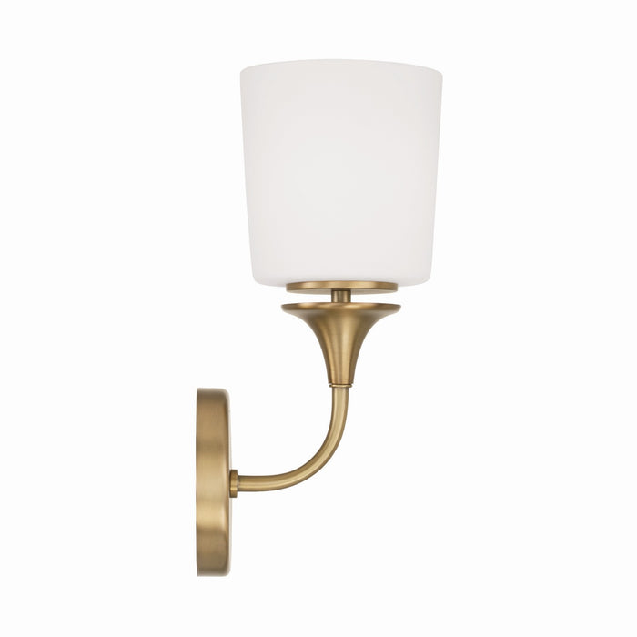 Capital Lighting 648911AD-541 One Light Wall Sconce, Aged Brass