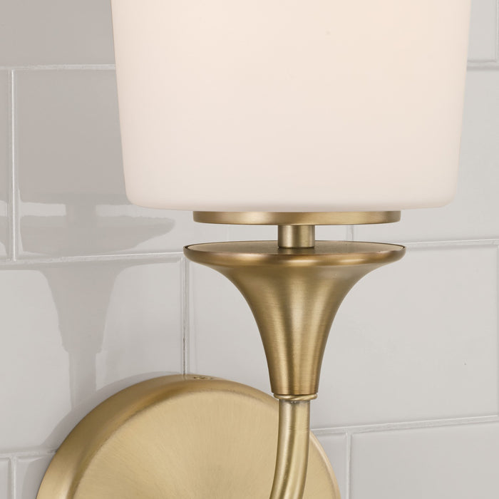 Capital Lighting 648911AD-541 One Light Wall Sconce, Aged Brass