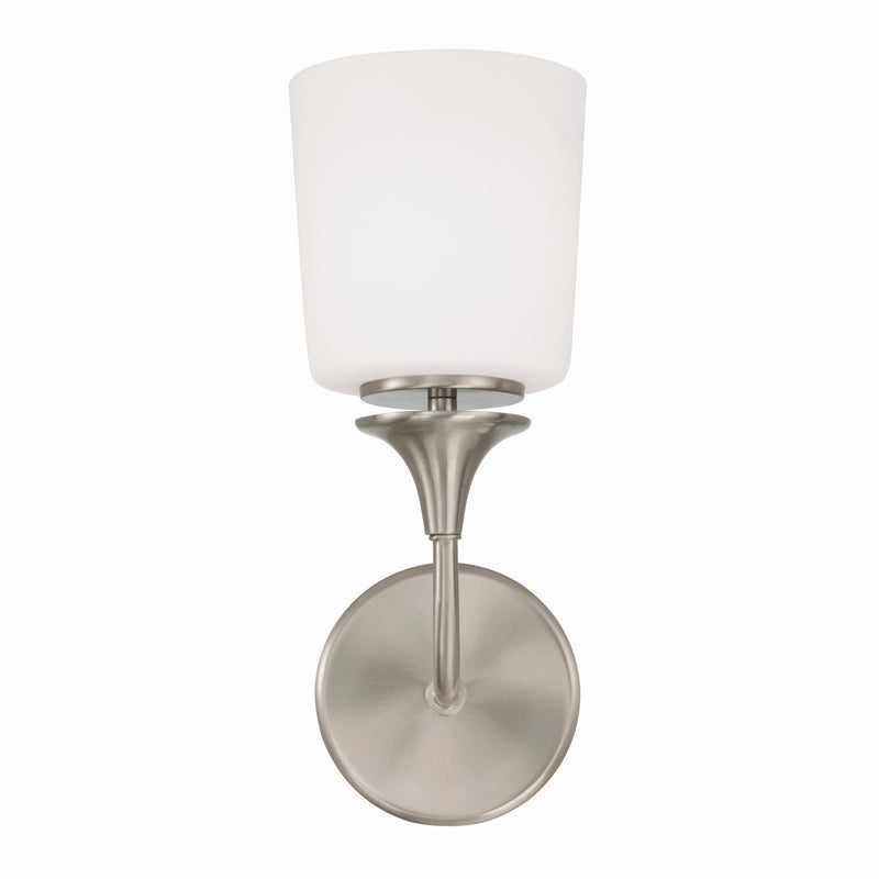 Capital Lighting 648911BN-541 One Light Wall Sconce, Brushed Nickel