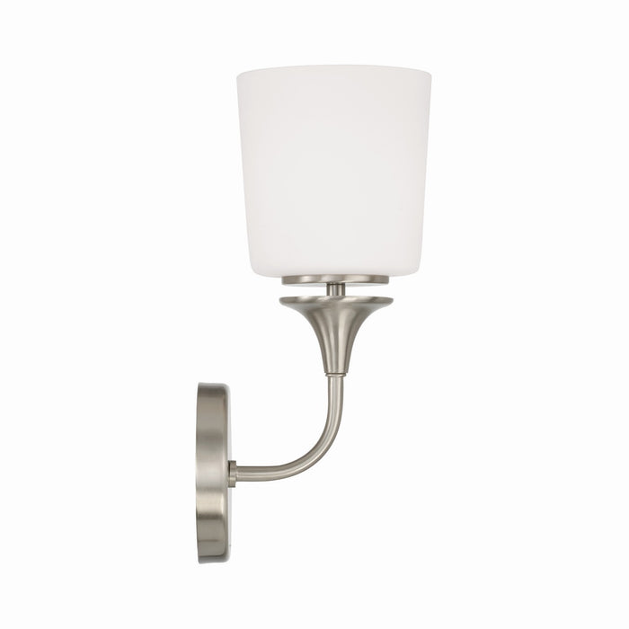 Capital Lighting 648911BN-541 One Light Wall Sconce, Brushed Nickel