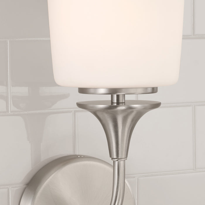 Capital Lighting 648911BN-541 One Light Wall Sconce, Brushed Nickel