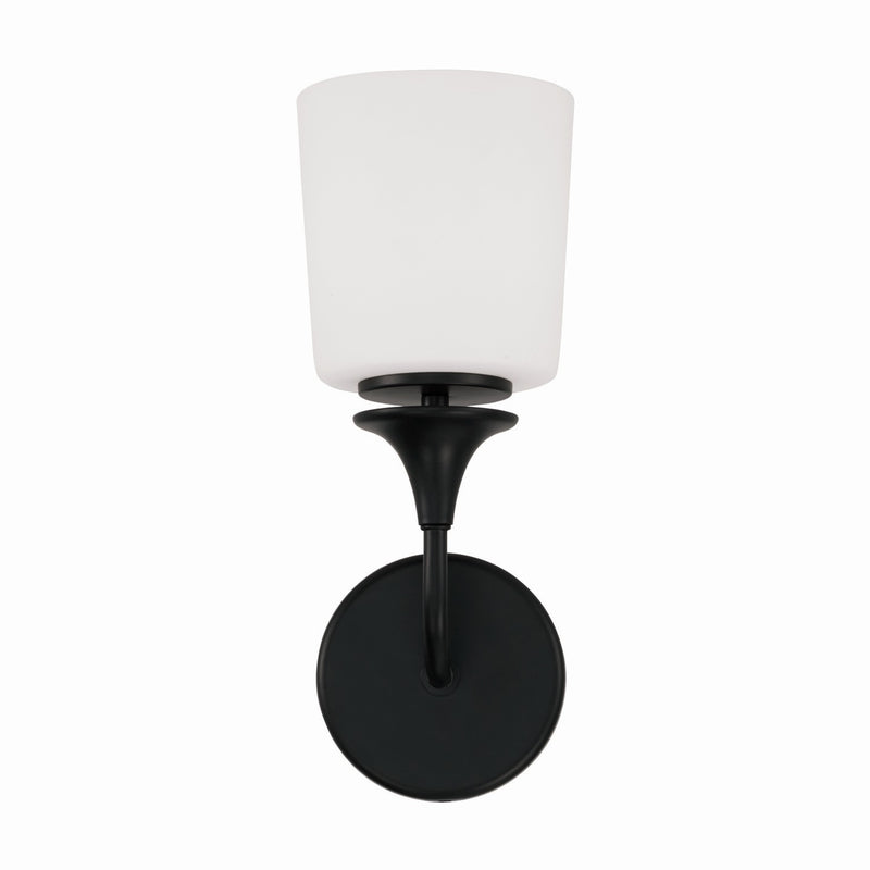 Capital Lighting 648911MB-541 One Light Wall Sconce, Matte Black