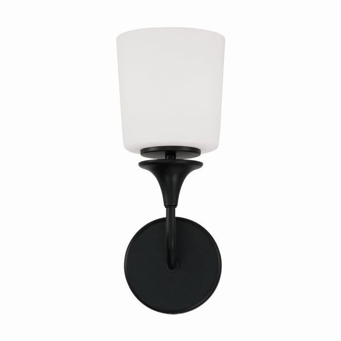 Capital Lighting 648911MB-541 One Light Wall Sconce, Matte Black