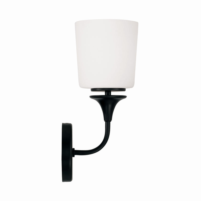 Capital Lighting 648911MB-541 One Light Wall Sconce, Matte Black