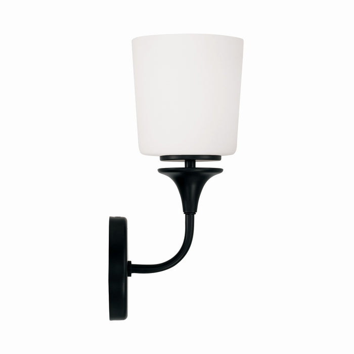 Capital Lighting 648911MB-541 One Light Wall Sconce, Matte Black