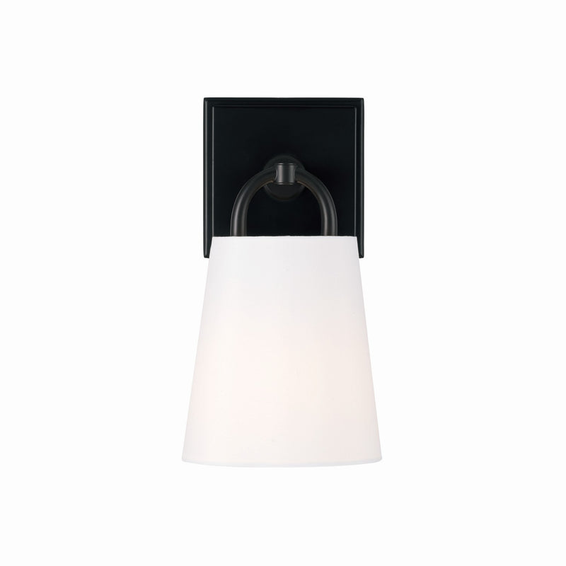 Capital Lighting 649411MB One Light Wall Sconce, Matte Black