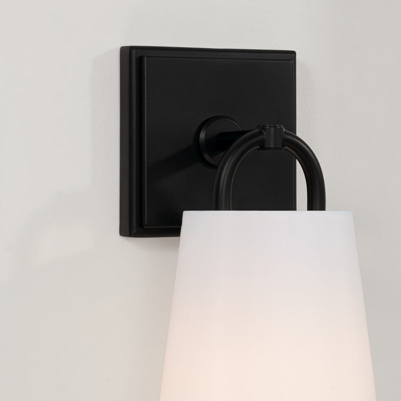 Capital Lighting 649411MB One Light Wall Sconce, Matte Black