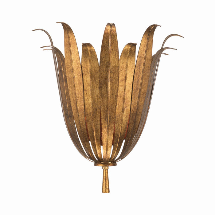 Capital Lighting 649511AG One Light Wall Sconce, Antique Gold