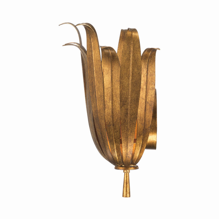 Capital Lighting 649511AG One Light Wall Sconce, Antique Gold