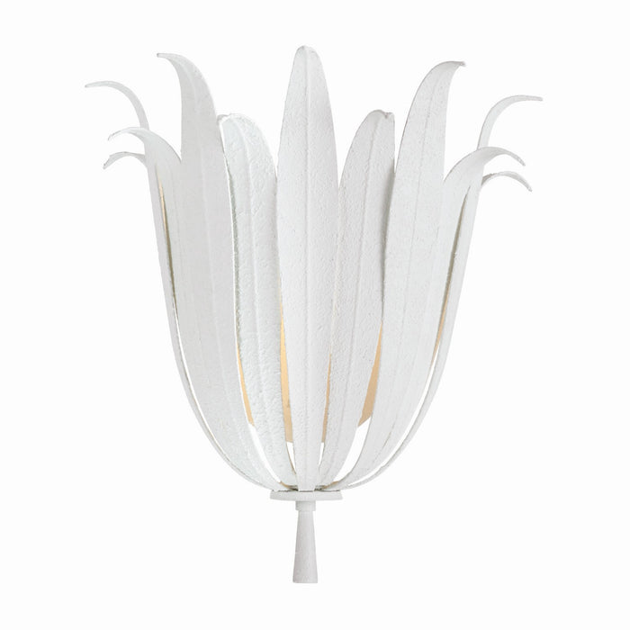 Capital Lighting 649511XW One Light Wall Sconce, Textured White