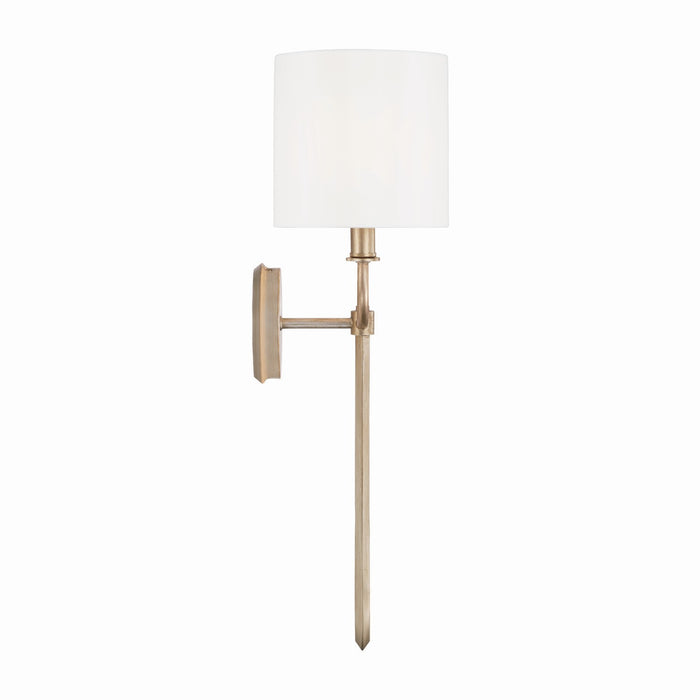 Capital Lighting 650021BS Two Light Wall Sconce, Brushed Champagne
