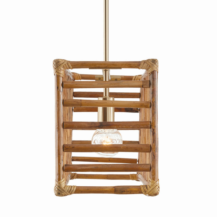 Capital Lighting 847431MA Three Light Island Pendant, Matte Brass